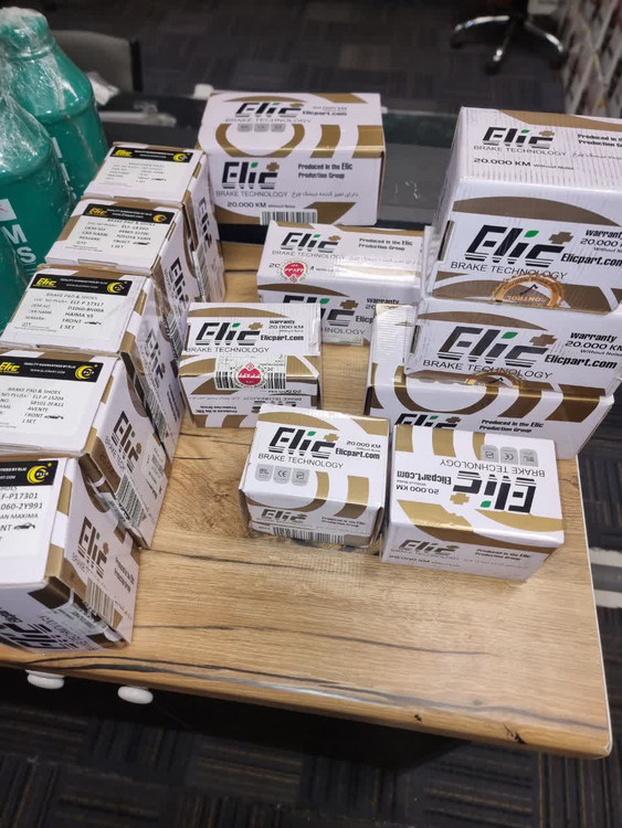 لنت ترمز جلو میتسوبیشی لنسر 92 الیک پلاس Elic Plus دارای ضمانت معتبر بی قید و شرط